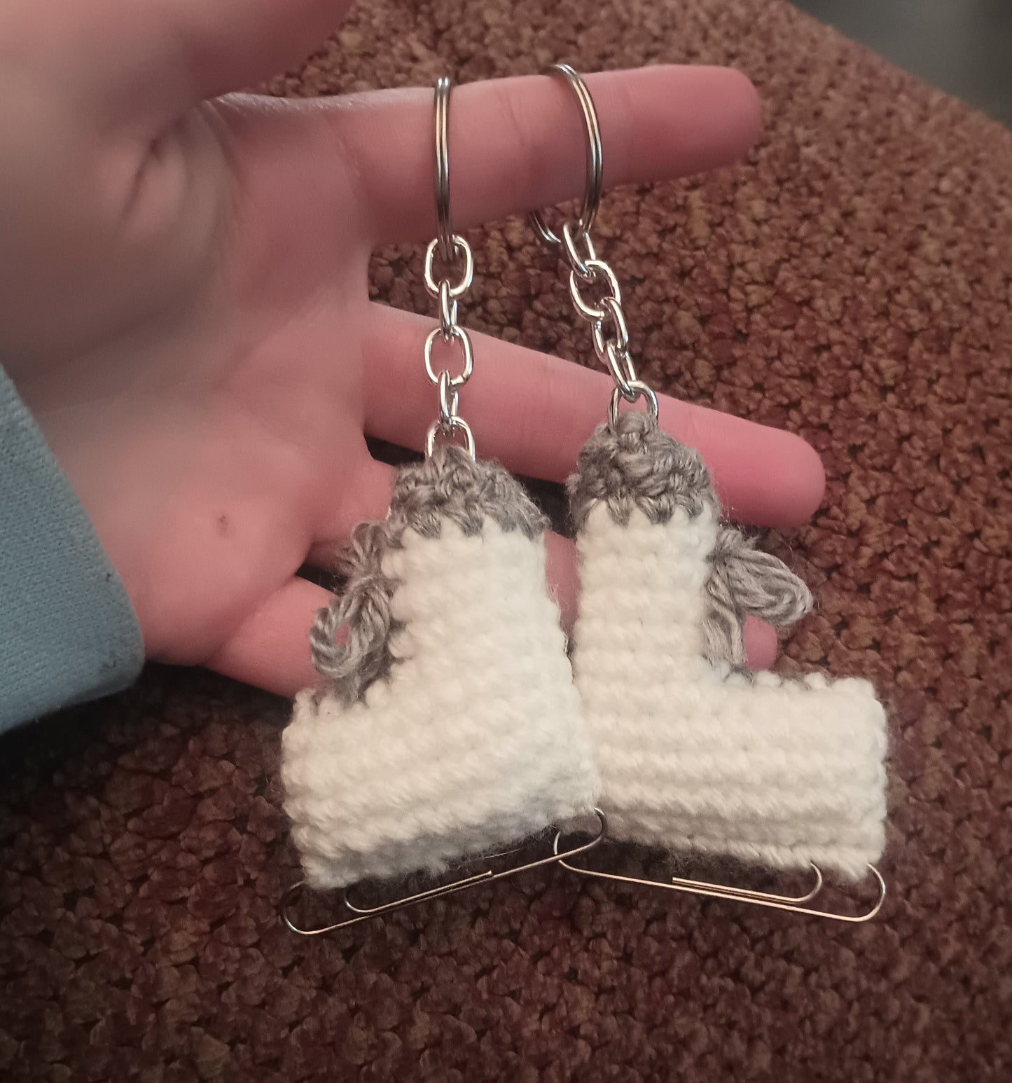 Handmade Ice skate charms
