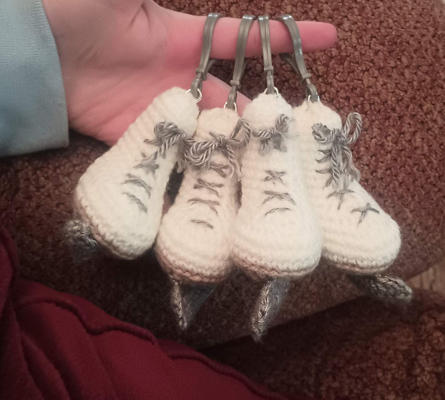 Handmade Ice skate charms